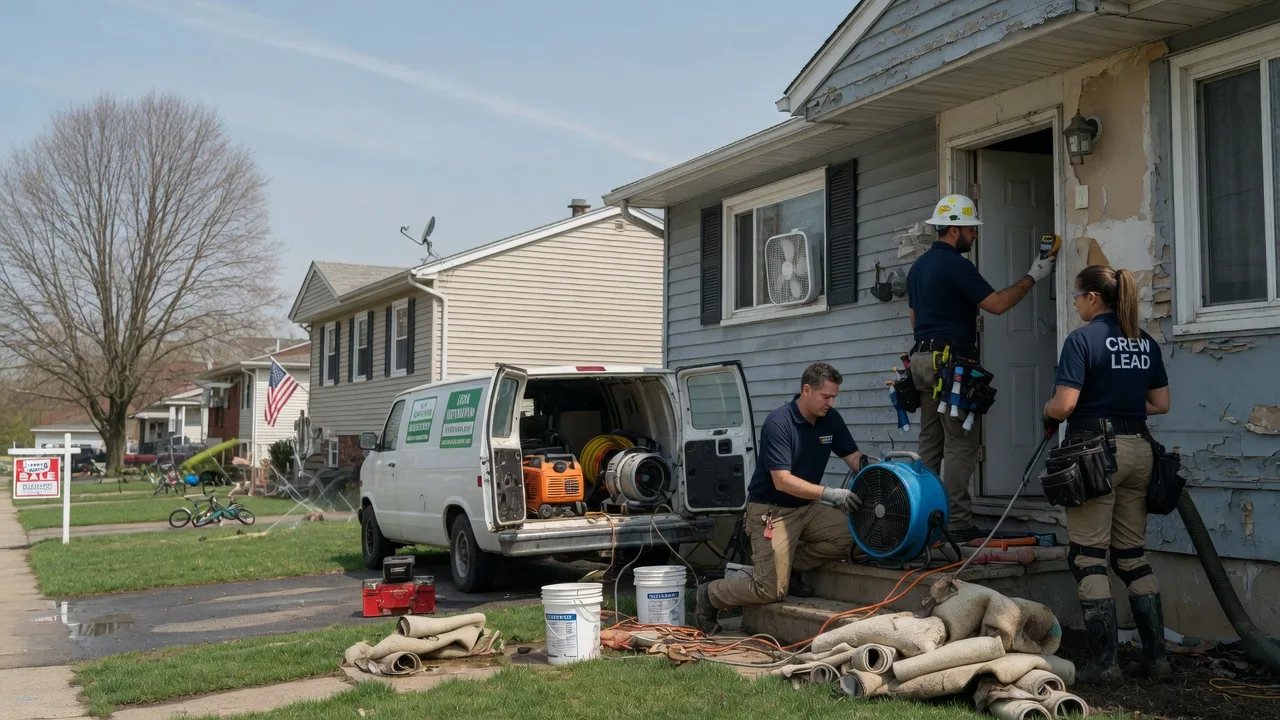 Flood Cleanup in Owensville, IN near me