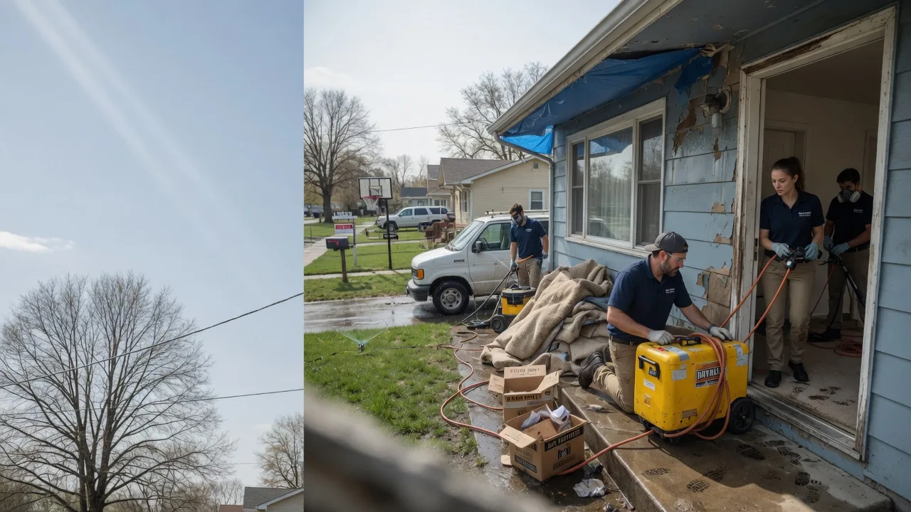 Basement Flood Cleanup in Owensville, IN near me